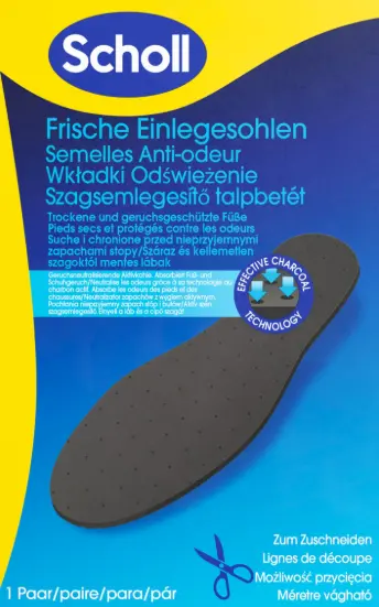 Scholl wkładki z aktywnym węglem